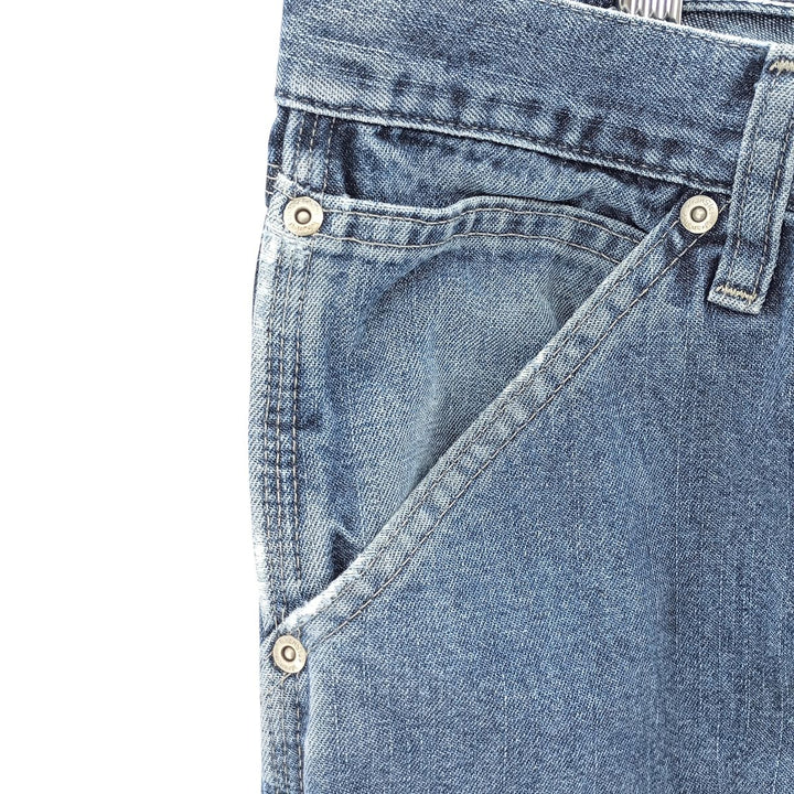 00'S Wrangler CARPENTER denim painter pants for men, equivalent to W34 cotton blue type Vintage Second Hand