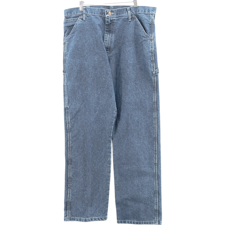 Wrangler CARPENTER Denim Painter Pants Men's W37 equivalent cotton blue type Vintage Second Hand