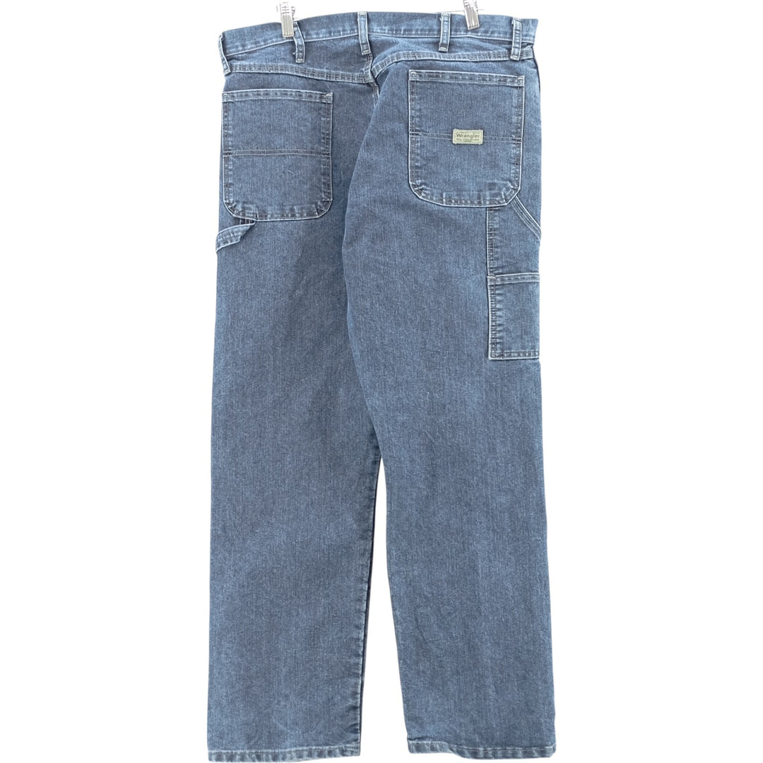 Wrangler CARPENTER Denim Painter Pants Men's W37 equivalent cotton blue type Vintage Second Hand