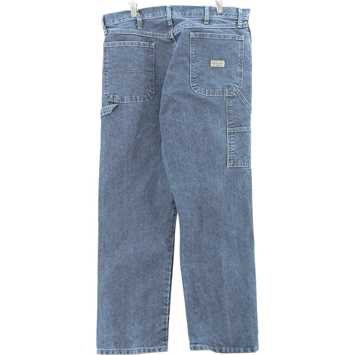 Wrangler CARPENTER Denim Painter Pants Men's W37 equivalent cotton blue type Vintage Second Hand