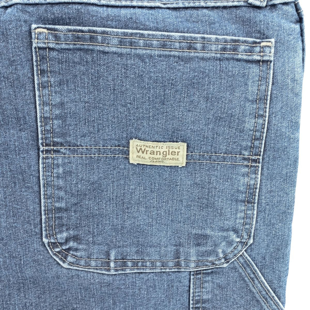Wrangler CARPENTER Denim Painter Pants Men's W37 equivalent cotton blue type Vintage Second Hand