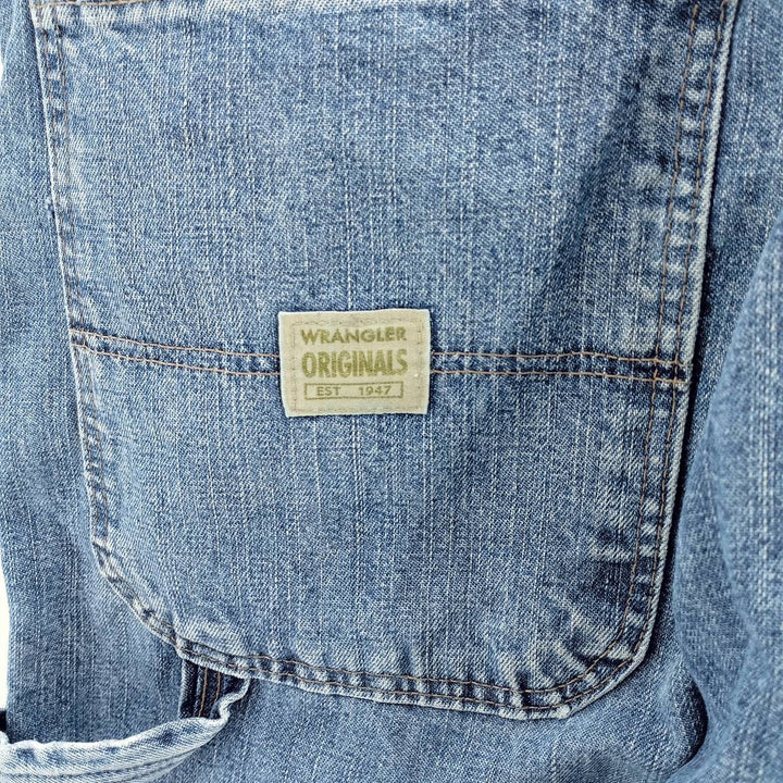 2000'S Wrangler Originals Carpenter Denim Painter Pants, Men's, Size W32 cotton blue type Vintage Second Hand