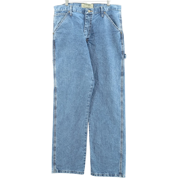 00'S Wrangler Denim Painter Pants Men's W36 cotton blue type Vintage Second Hand