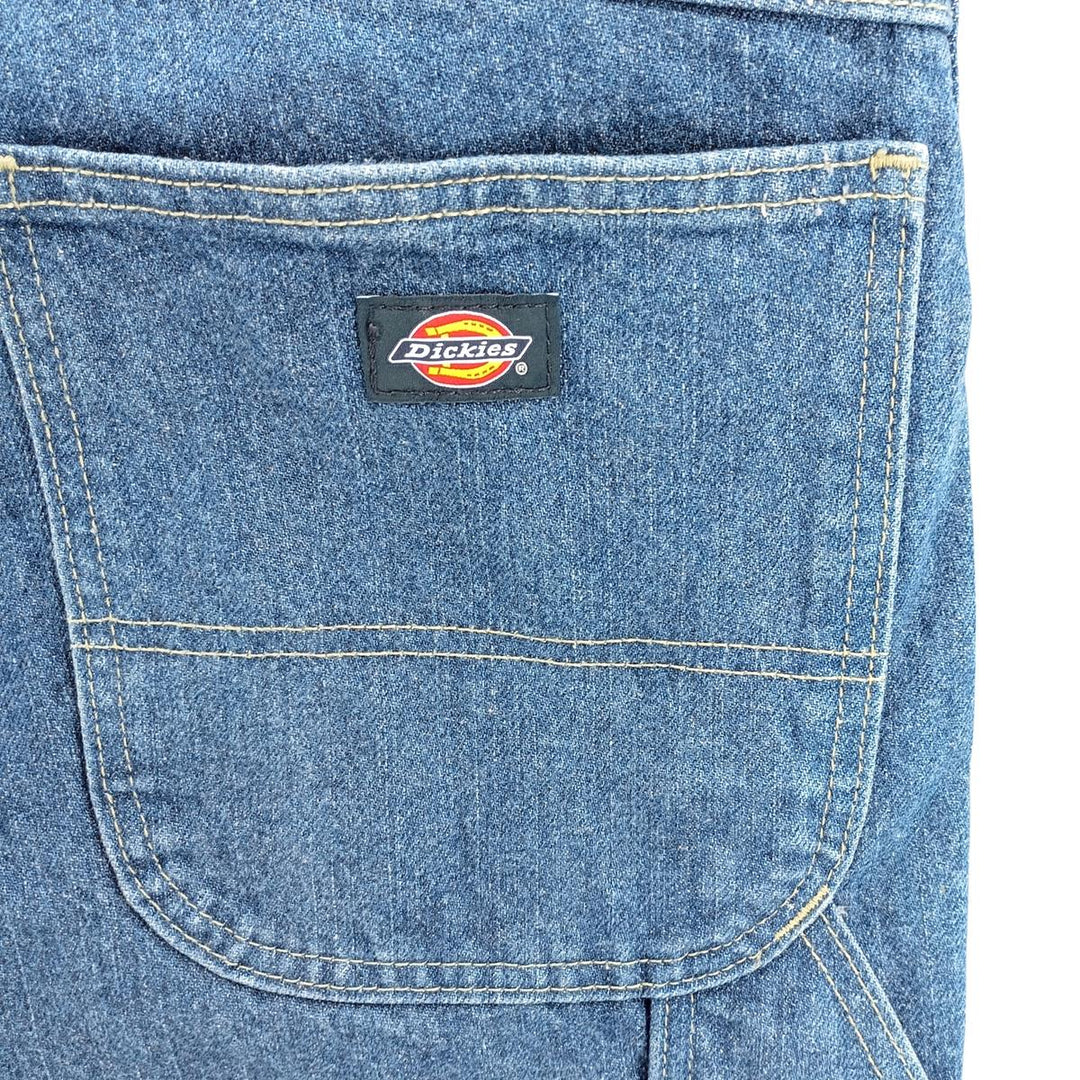Dickies denim painter pants for men, equivalent to W35 cotton blue type Vintage Second Hand