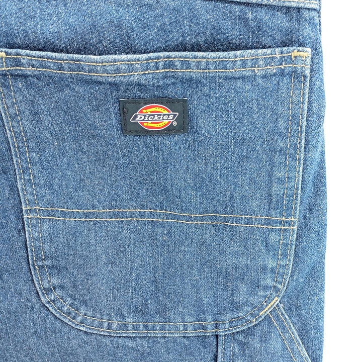 Dickies denim painter pants for men, equivalent to W35 cotton blue type Vintage Second Hand