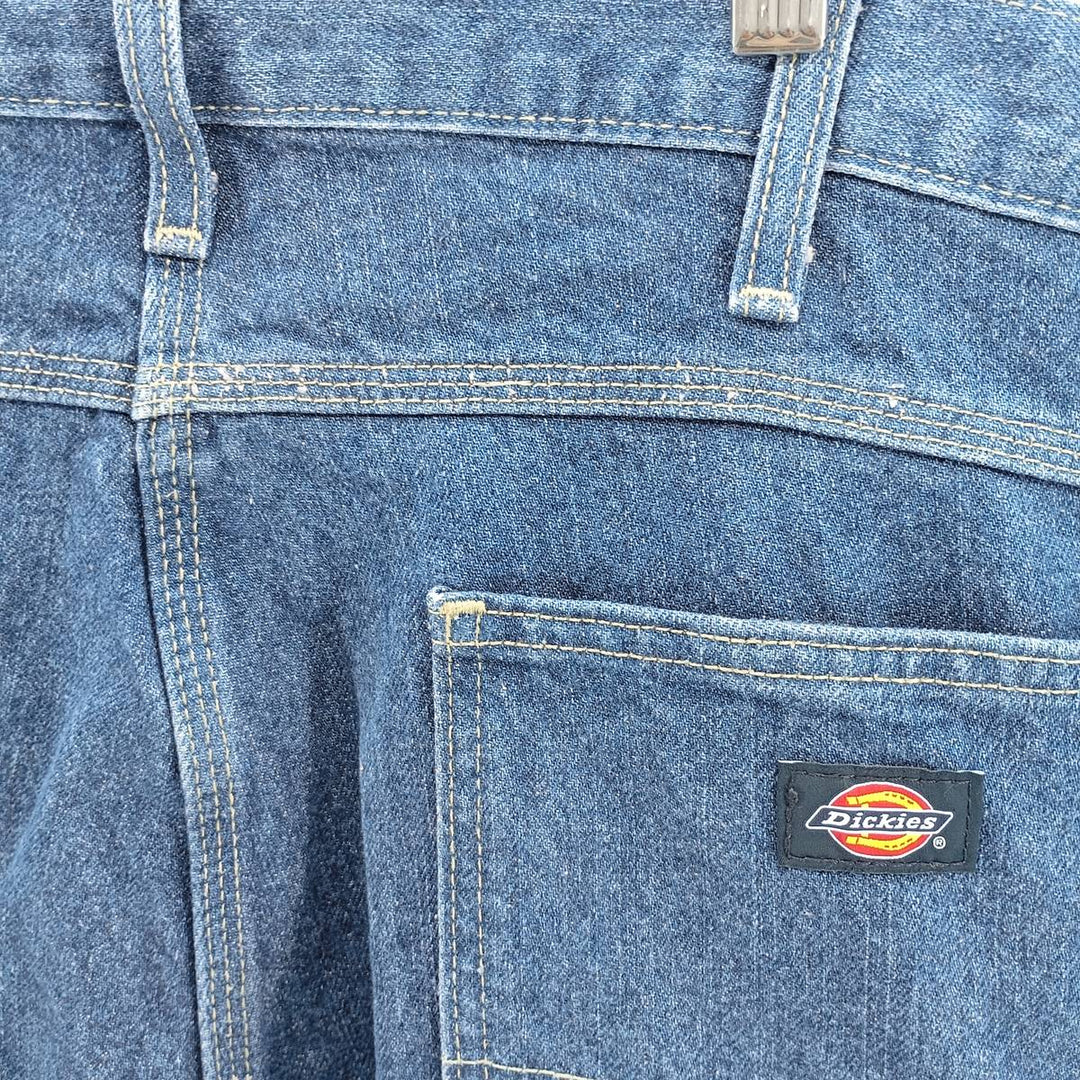 Dickies denim painter pants for men, equivalent to W35 cotton blue type Vintage Second Hand