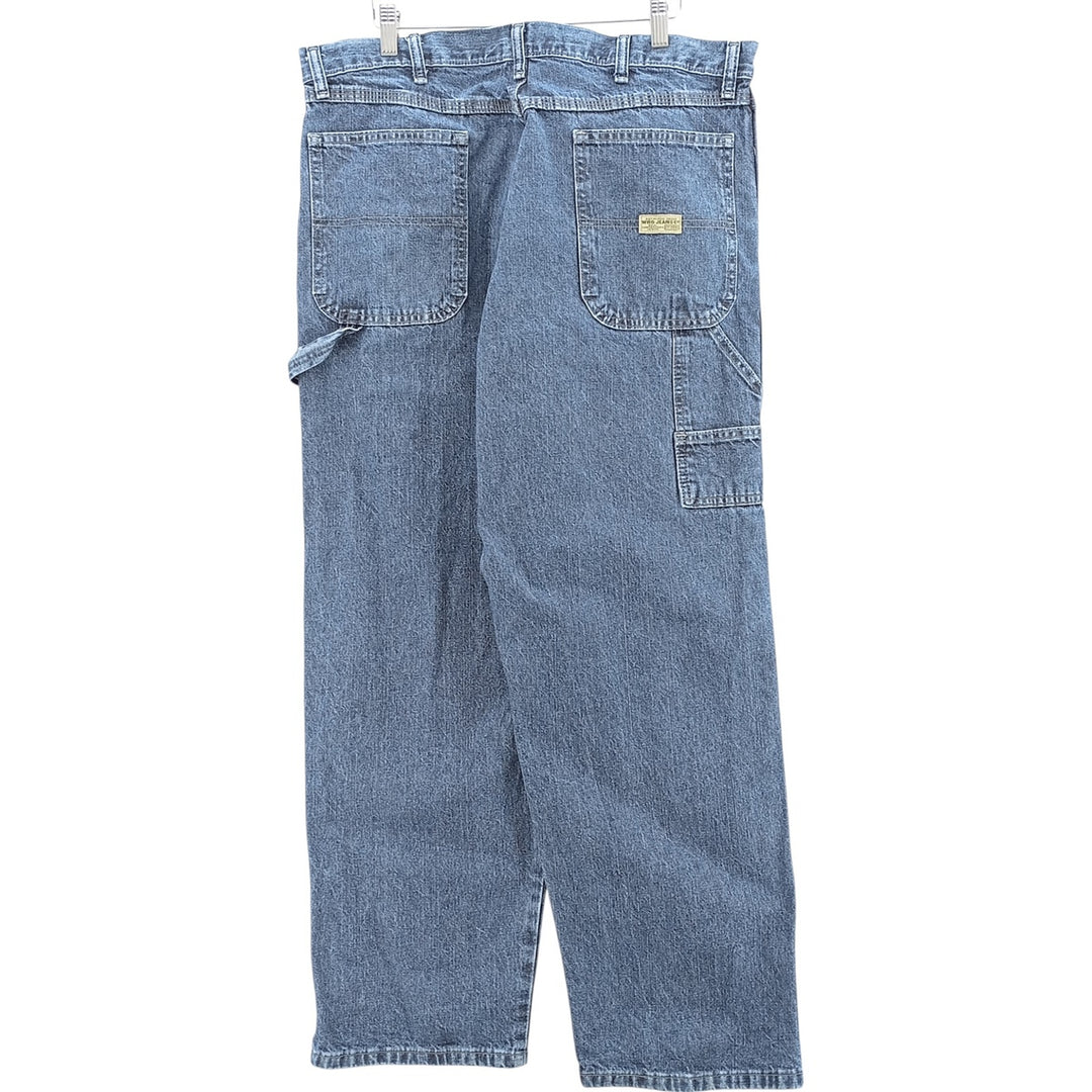 Wrangler Denim Painter Pants for Men, W37 equivalent cotton blue type Vintage Second Hand