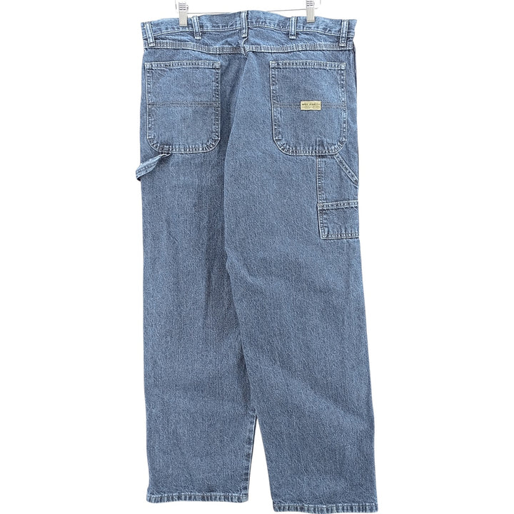 Wrangler Denim Painter Pants for Men, W37 equivalent cotton blue type Vintage Second Hand