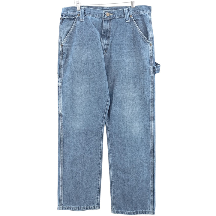 00'S Wrangler Denim Painter Pants Men's W36 cotton blue type Vintage Second Hand