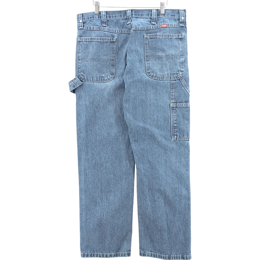 00'S Wrangler Denim Painter Pants Men's W36 cotton blue type Vintage Second Hand