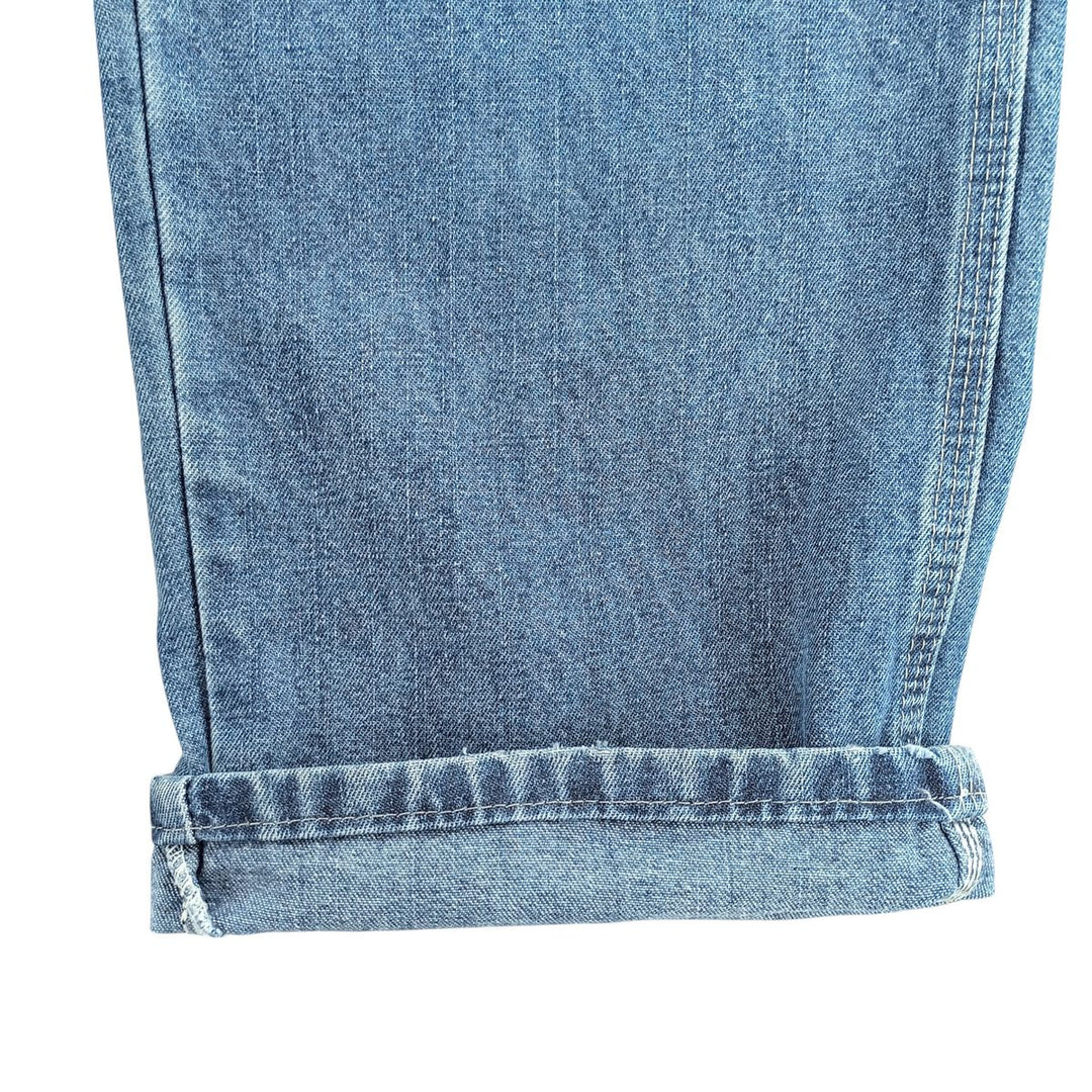 00'S Wrangler Denim Painter Pants Men's W36 cotton blue type Vintage Second Hand