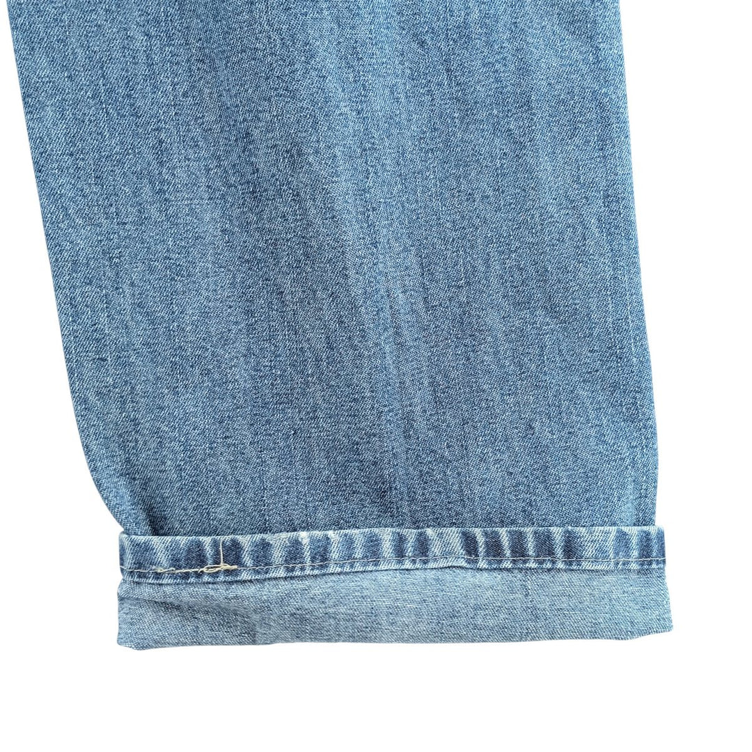 00'S Wrangler Denim Painter Pants Men's W36 cotton blue type Vintage Second Hand