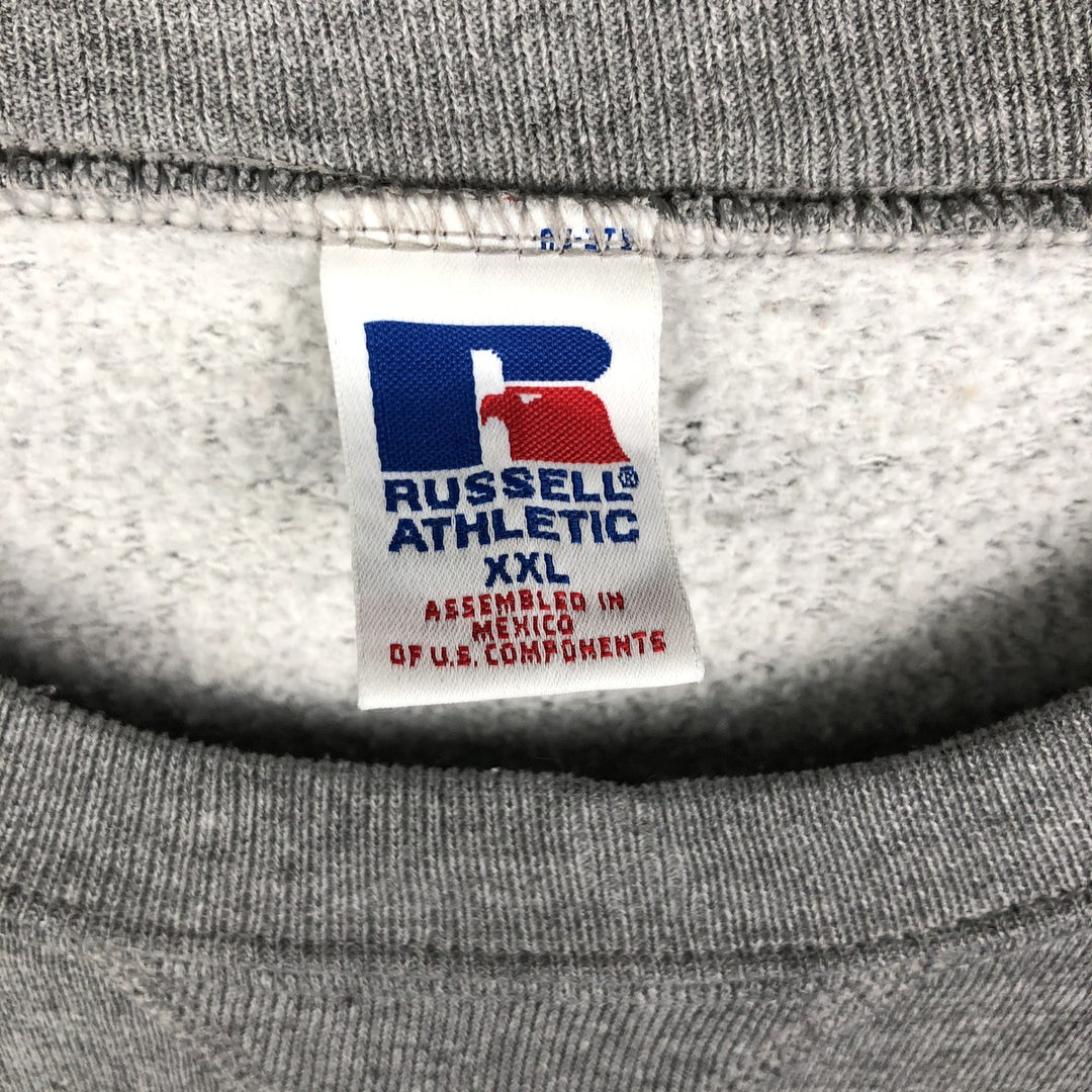 90'S Russell Urbanfetch Advertising Sweatshirt, Men's, XXL, Vintage polyester gray type Vintage Second Hand