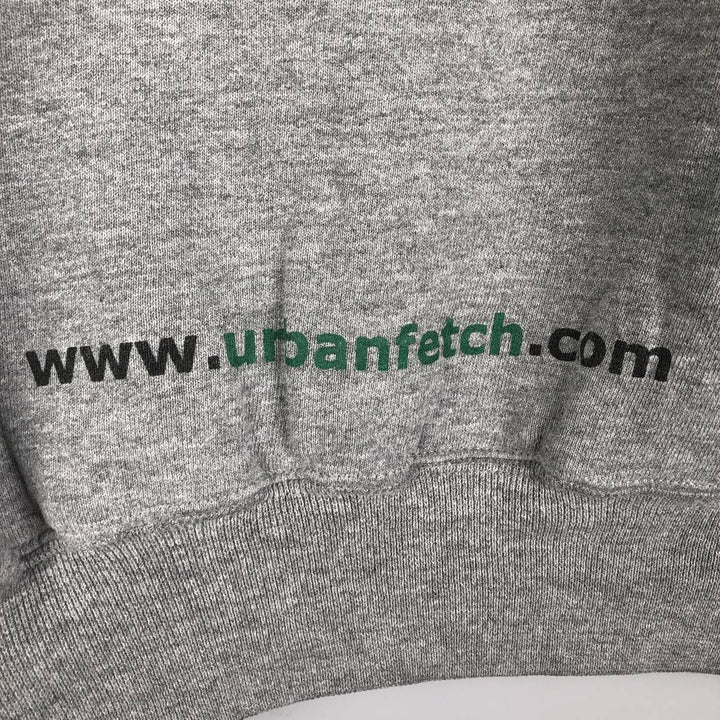 90'S Russell Urbanfetch Advertising Sweatshirt, Men's, XXL, Vintage polyester gray type Vintage Second Hand