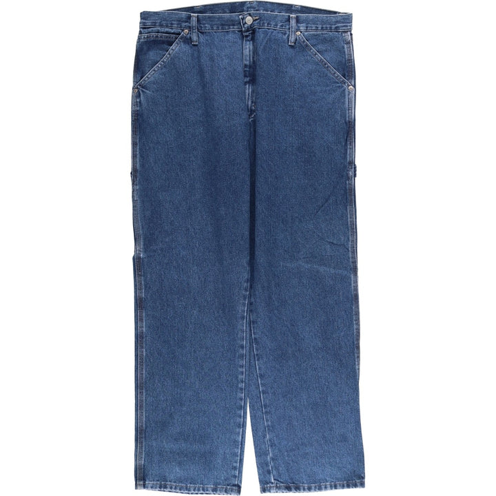00'S Wrangler CARPENTER denim painter pants for men, equivalent to w37 cotton blue type Vintage Second Hand