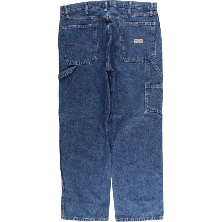 00'S Wrangler CARPENTER denim painter pants for men, equivalent to w37 cotton blue type Vintage Second Hand