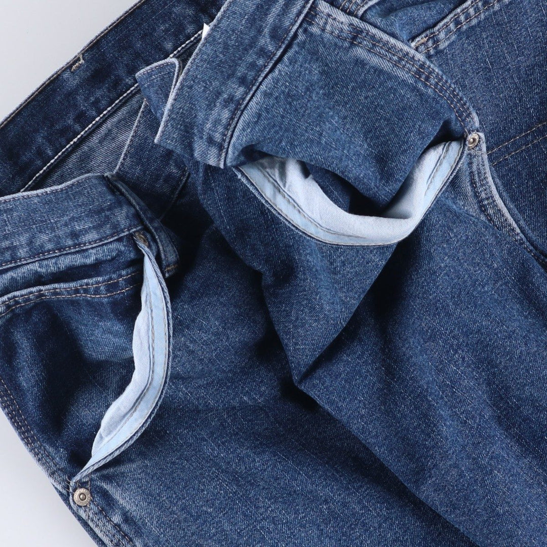 00'S Wrangler CARPENTER denim painter pants for men, equivalent to w37 cotton blue type Vintage Second Hand