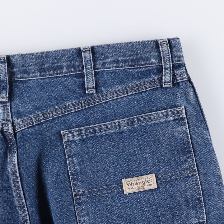 00'S Wrangler CARPENTER denim painter pants for men, equivalent to w37 cotton blue type Vintage Second Hand