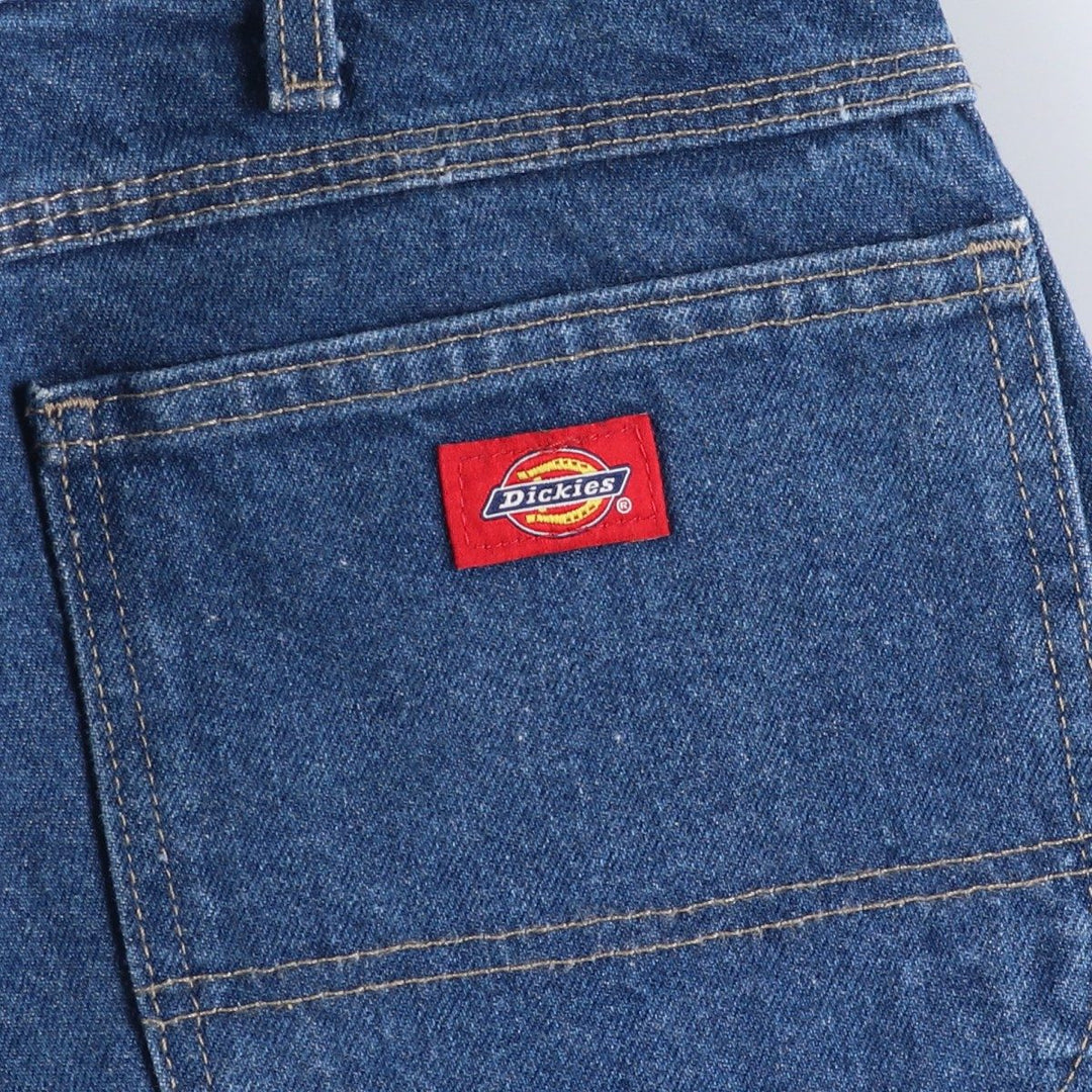 Dickies denim painter pants for men, equivalent to w36 cotton navy blue type Vintage Second Hand