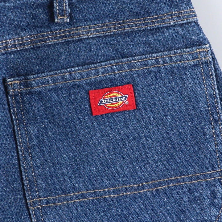 Dickies denim painter pants for men, equivalent to w36 cotton navy blue type Vintage Second Hand