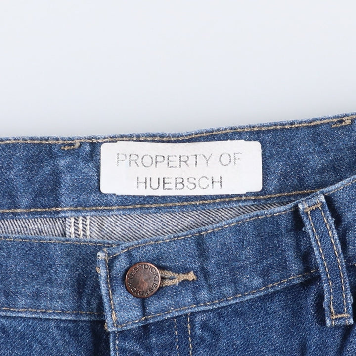 Dickies denim painter pants for men, equivalent to w36 cotton navy blue type Vintage Second Hand