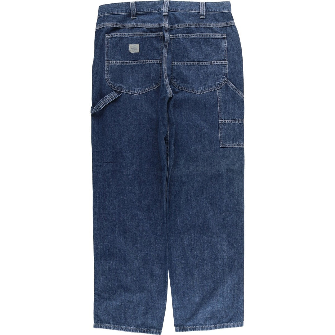 Lee DUNGAREES denim painter pants for men, equivalent to w36 unclear navy blue type Vintage Second Hand