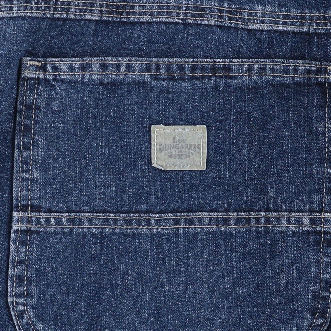 Lee DUNGAREES denim painter pants for men, equivalent to w36 unclear navy blue type Vintage Second Hand