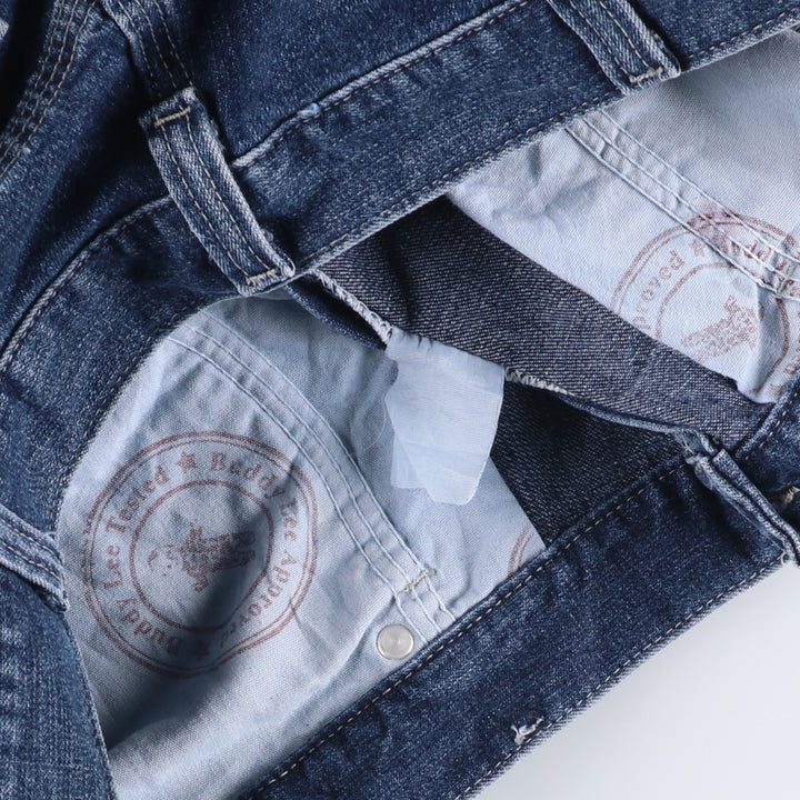 Lee DUNGAREES denim painter pants for men, equivalent to w36 unclear navy blue type Vintage Second Hand