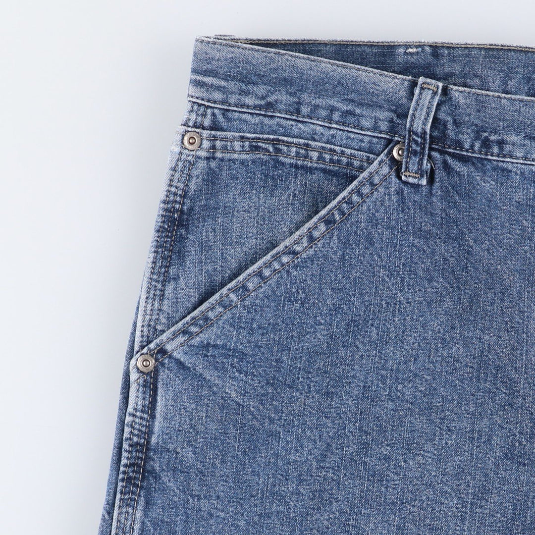 00'S Wrangler Denim Painter Pants Men's W36 cotton blue type Vintage Second Hand