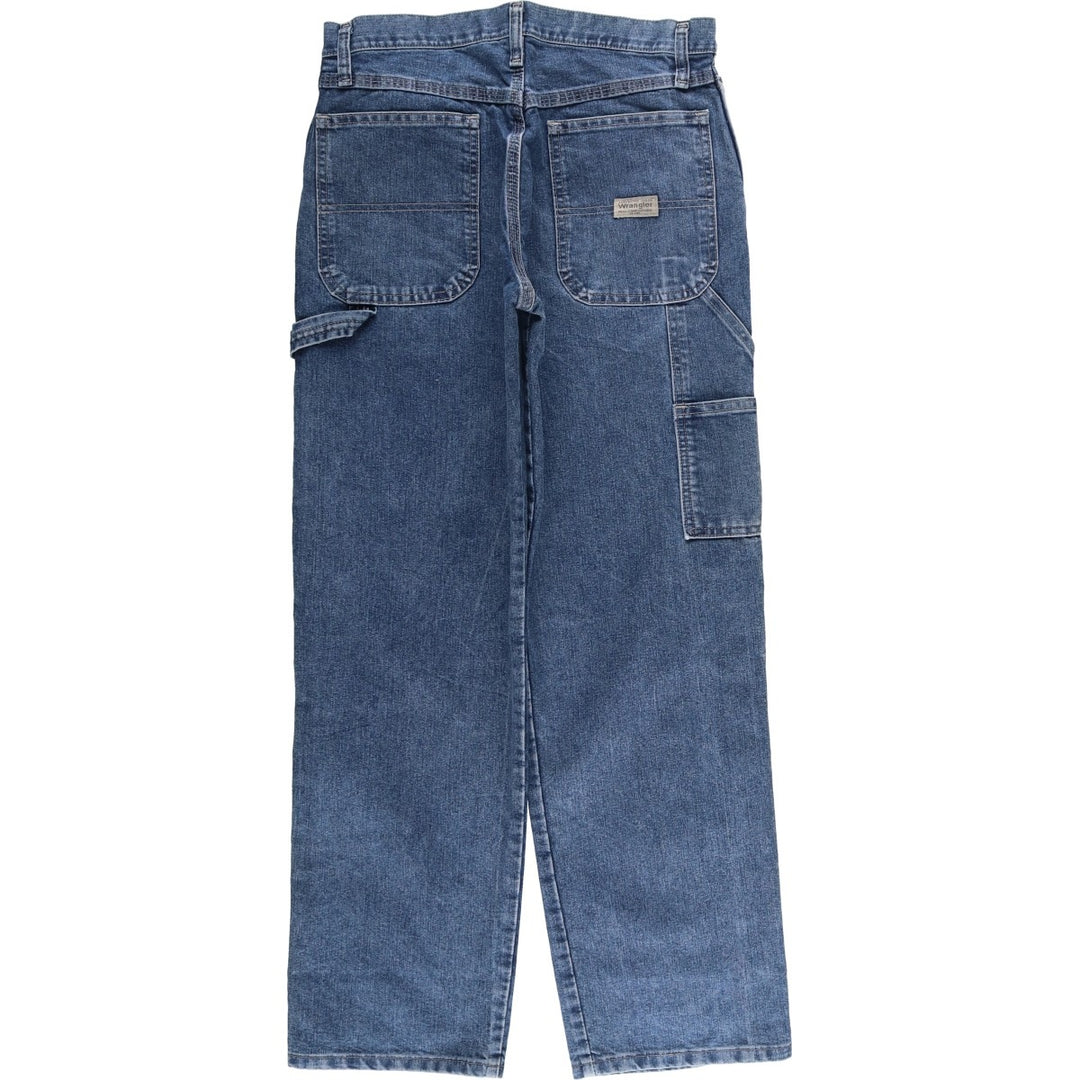 00'S Wrangler CARPENTER denim painter pants for men, W30 equivalent cotton blue type Vintage Second Hand