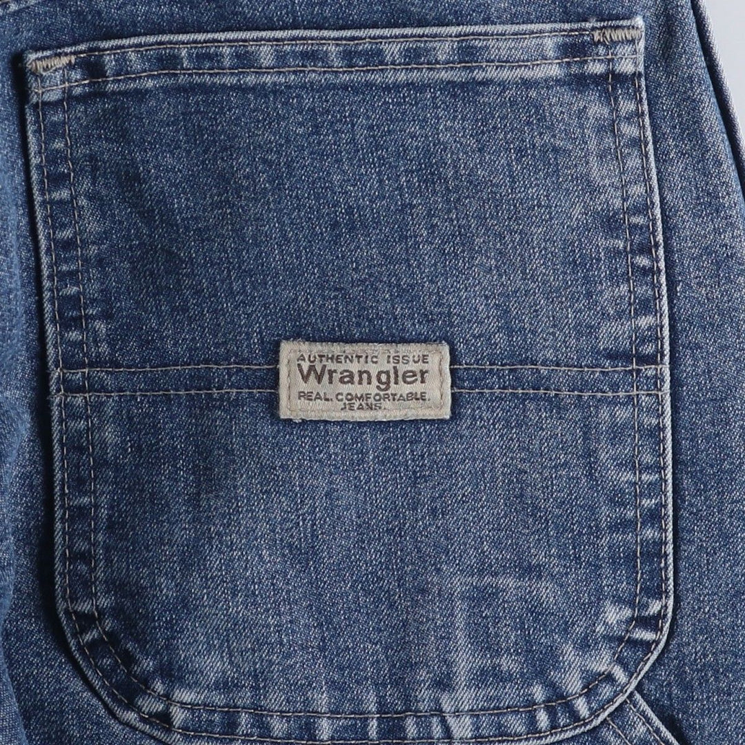 00'S Wrangler CARPENTER denim painter pants for men, W30 equivalent cotton blue type Vintage Second Hand