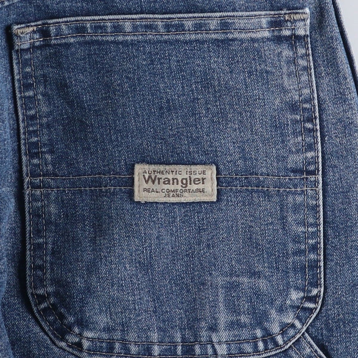 00'S Wrangler CARPENTER denim painter pants for men, W30 equivalent cotton blue type Vintage Second Hand