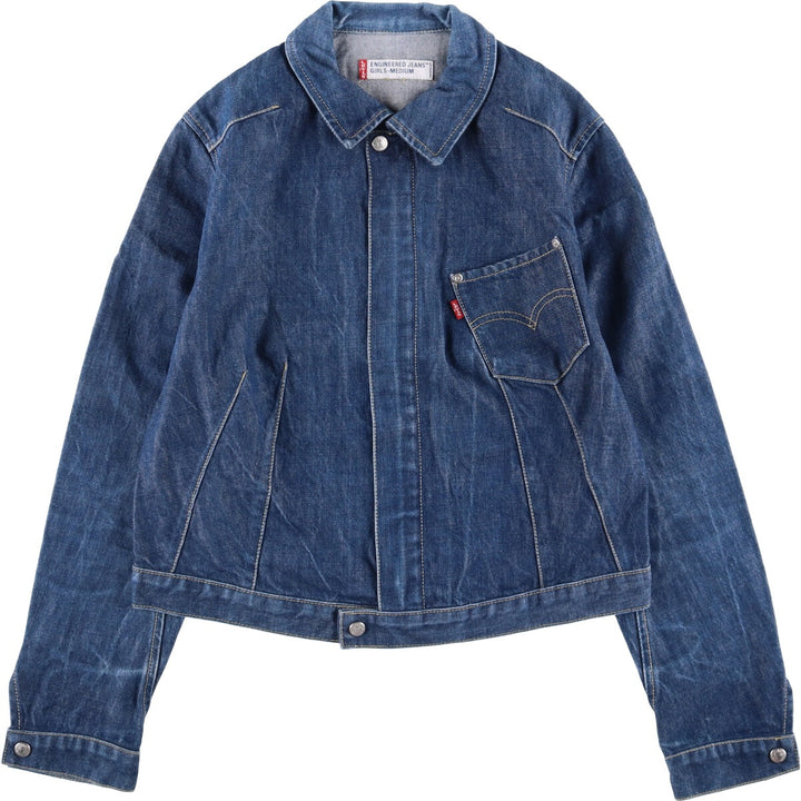 Levi's Engineered Euro Model Denim Jacket, Women's Size M cotton blue type Vintage Second Hand