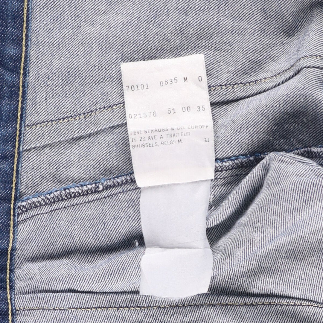 Levi's Engineered Euro Model Denim Jacket, Women's Size M cotton blue type Vintage Second Hand
