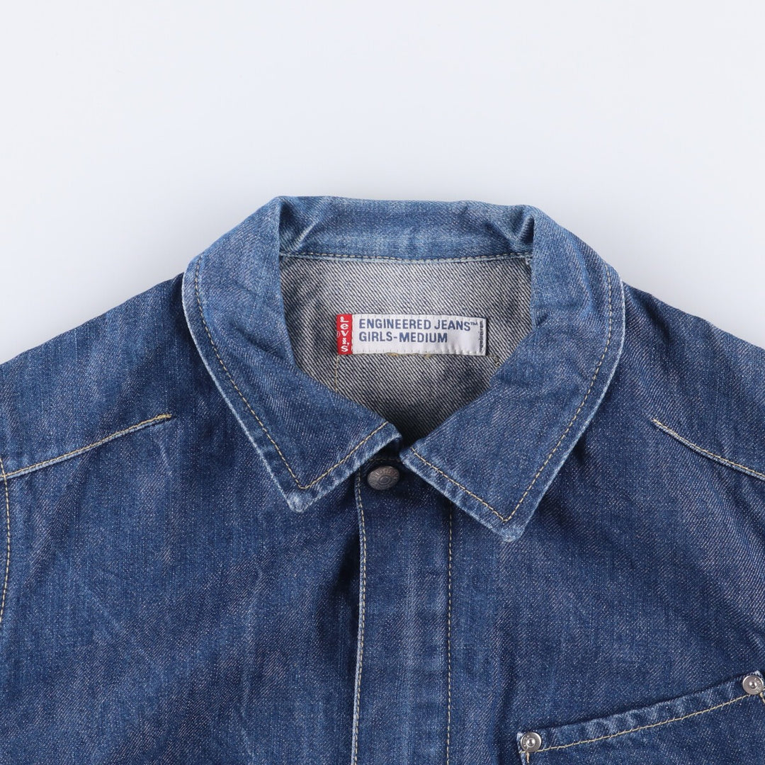 Levi's Engineered Euro Model Denim Jacket, Women's Size M cotton blue type Vintage Second Hand