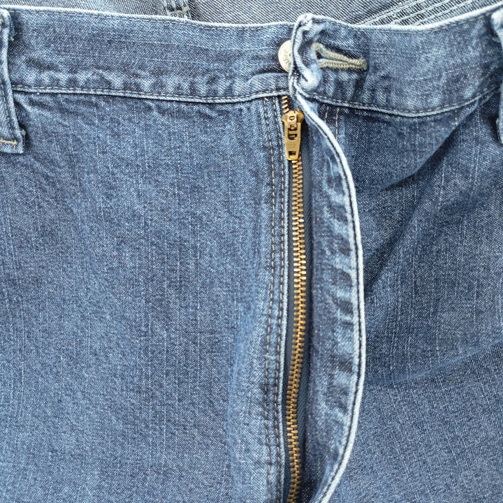 00'S Wrangler CARPENTER denim painter pants for men, equivalent to w37 cotton blue type Vintage Second Hand