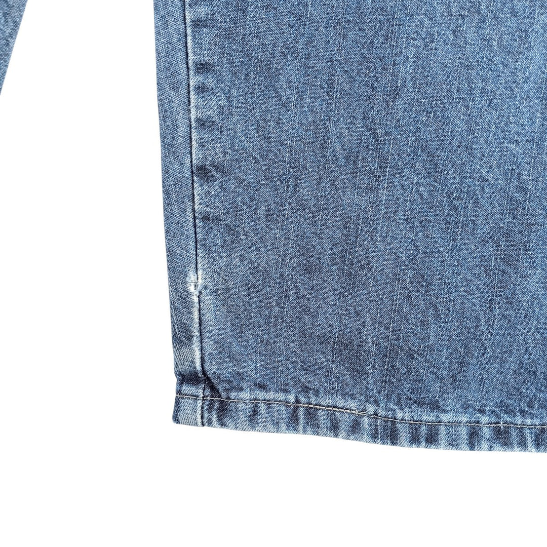 00'S Wrangler CARPENTER denim painter pants for men, equivalent to w37 cotton blue type Vintage Second Hand
