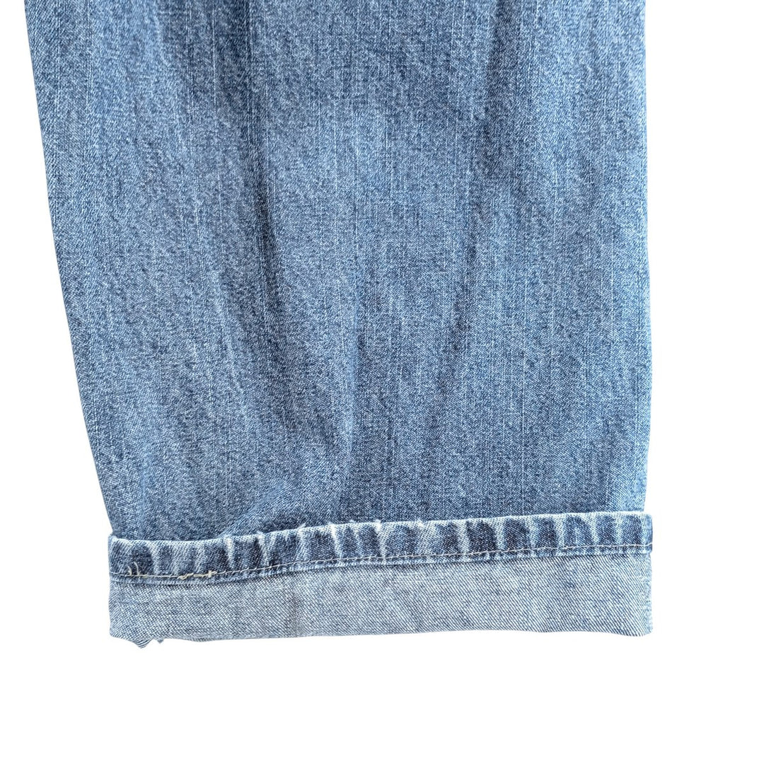 00'S Wrangler CARPENTER denim painter pants for men, equivalent to w37 cotton blue type Vintage Second Hand