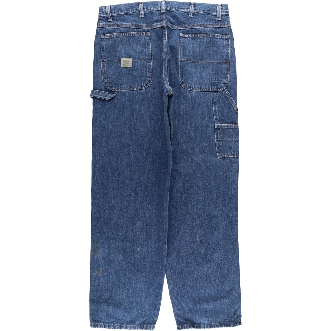 Wrangler HERO Denim Painter Pants for Men, W34 equivalent cotton blue type Vintage Second Hand