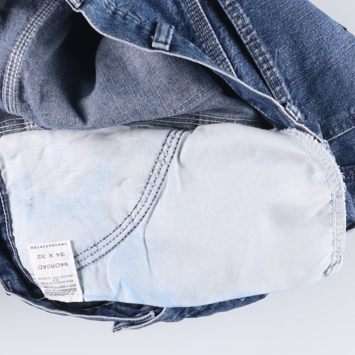 Wrangler HERO Denim Painter Pants for Men, W34 equivalent cotton blue type Vintage Second Hand