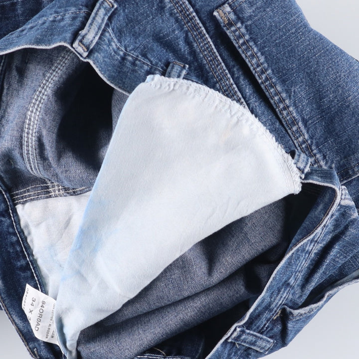 Wrangler HERO Denim Painter Pants for Men, W34 equivalent cotton blue type Vintage Second Hand