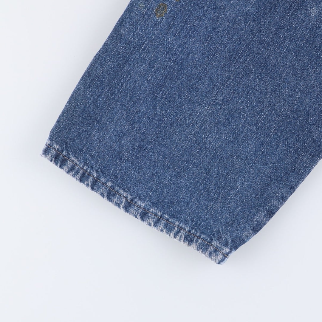 Wrangler HERO Denim Painter Pants for Men, W34 equivalent cotton blue type Vintage Second Hand