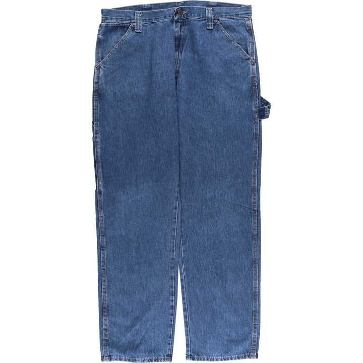 00'S Wrangler Denim Painter Pants Men's W36 cotton blue type Vintage Second Hand