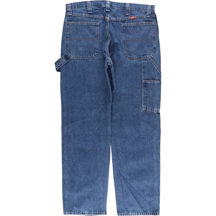 00'S Wrangler Denim Painter Pants Men's W36 cotton blue type Vintage Second Hand