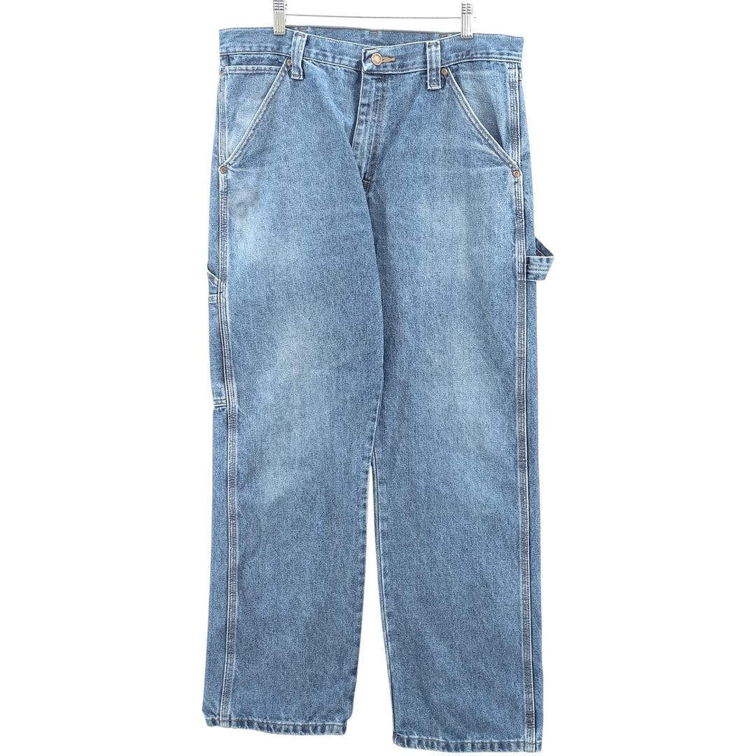 00'S Wrangler Denim Painter Pants Men's W34 cotton blue type Vintage Second Hand
