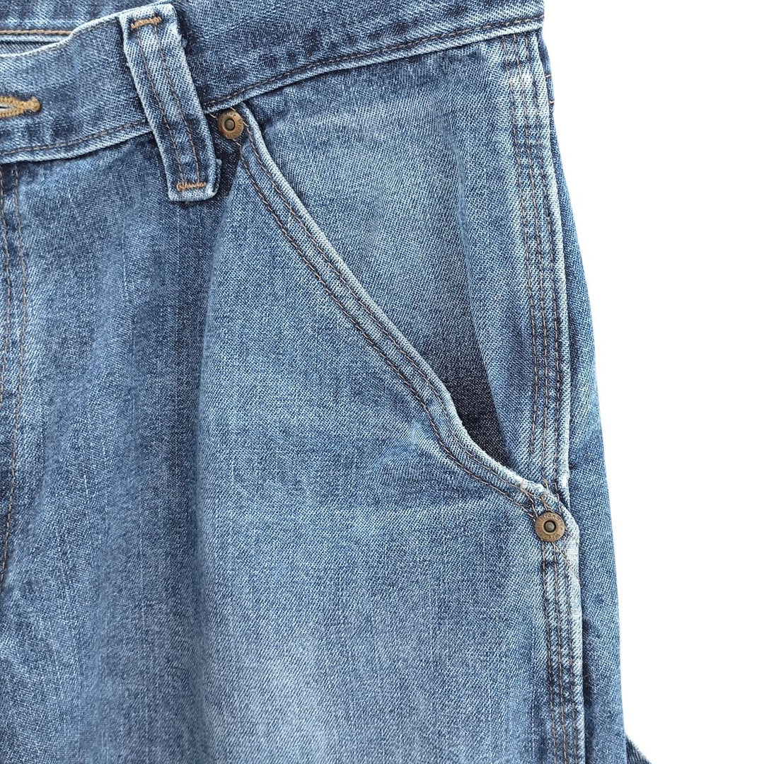 00'S Wrangler Denim Painter Pants Men's W34 cotton blue type Vintage Second Hand