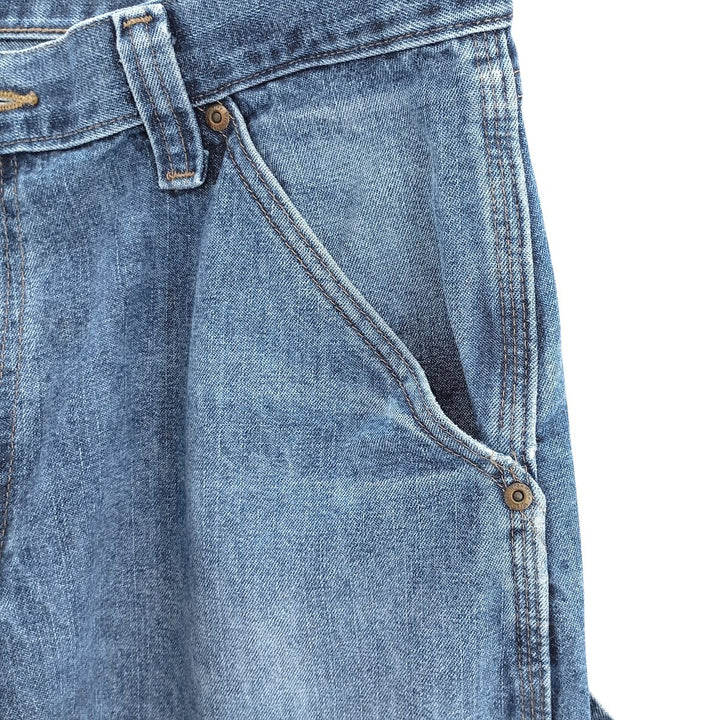 00'S Wrangler Denim Painter Pants Men's W34 cotton blue type Vintage Second Hand