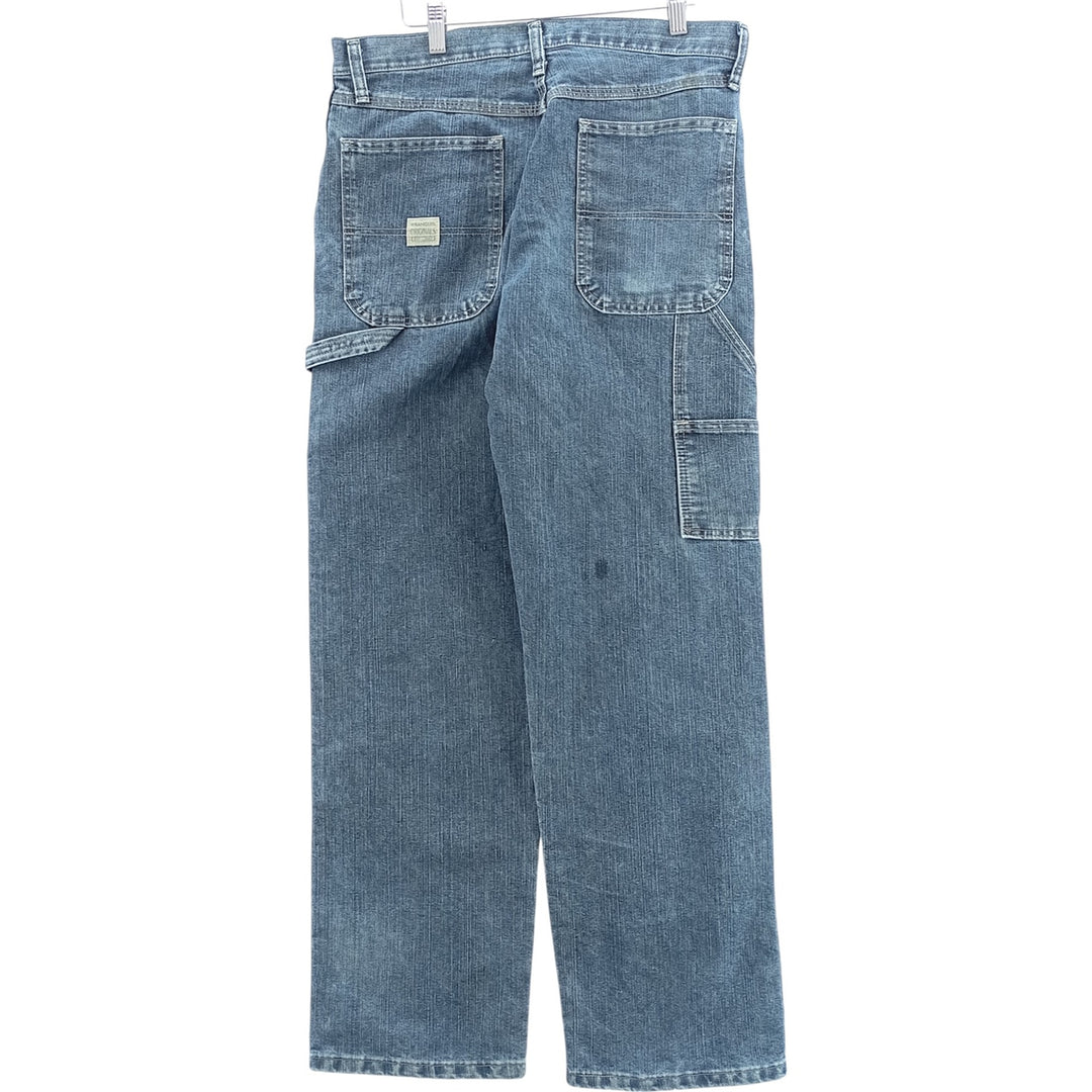 00'S Wrangler CARPENTER denim painter pants for men, equivalent to W34 cotton blue type Vintage Second Hand