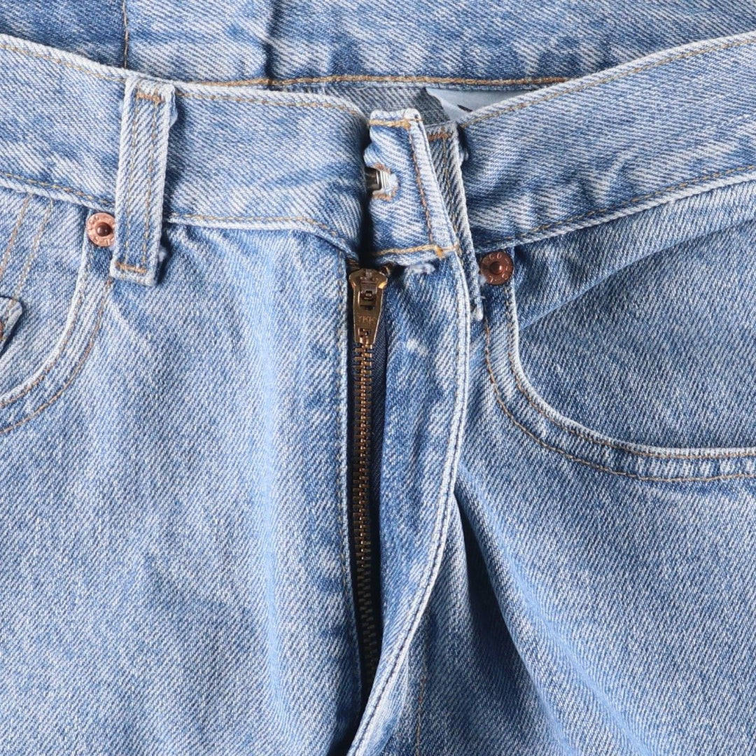 00'S Levi's 505 REGULAR FIT STRAIGHT LEG tapered denim pants for men, size w31 cotton Blue type light blue Vintage Second Hand