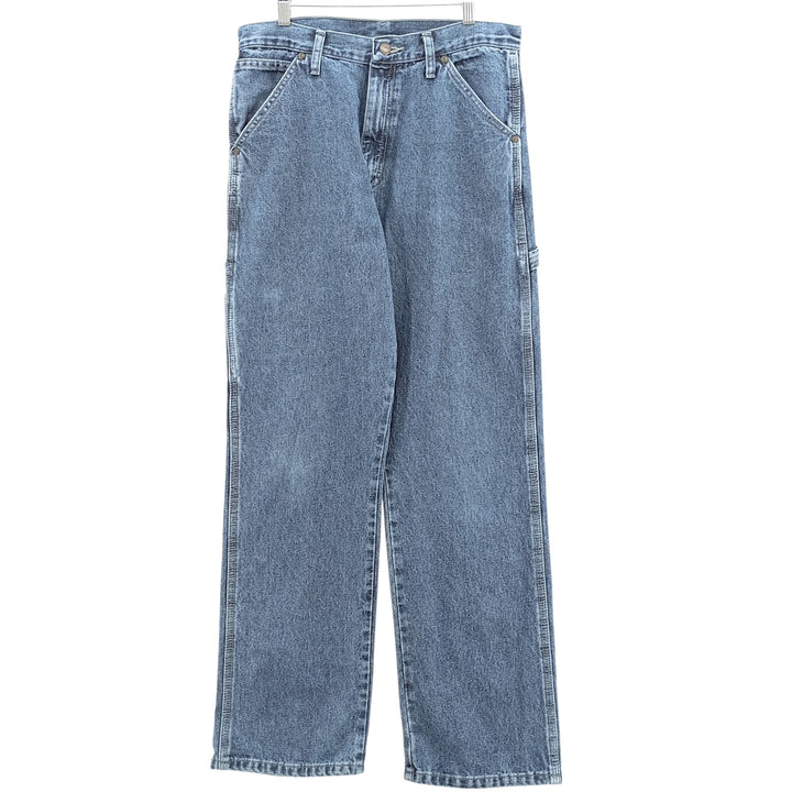 00'S Wrangler CARPENTER denim painter pants for men, equivalent to W32 cotton blue type Vintage Second Hand
